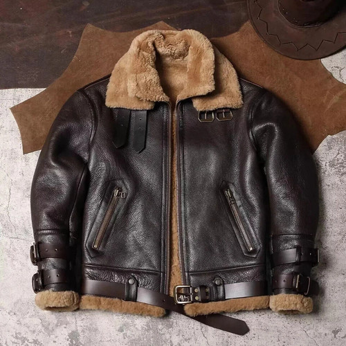 Ww2 raf brown mens bomber - ww2,