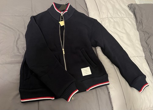 Thom browne navy cotton knit - navy,