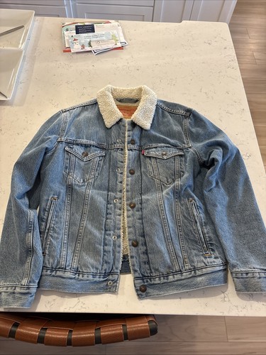 Levi sherpa trucker jacket - sherpa,