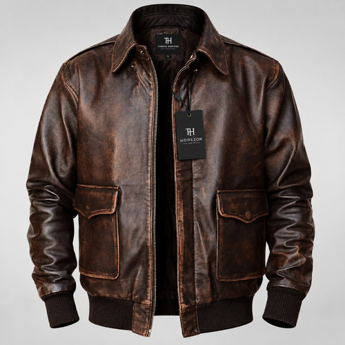 Men brown vintage style - men's,