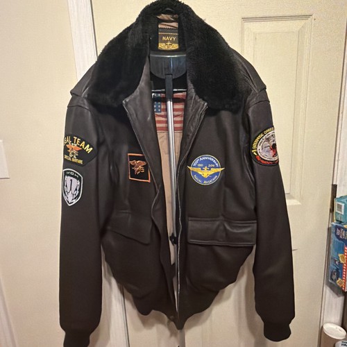 Landing leathers usa navy 1 - landing,